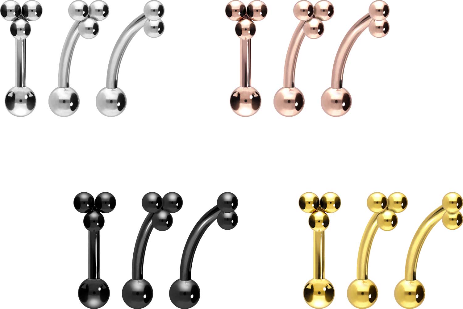 PIERCINGLINE Labret Stecker Ohne Aufsatz – Chirurgenstahl, Mit Innengewinde 0,9 Mm, Perfekt Für Lippe, Ohr, Nase